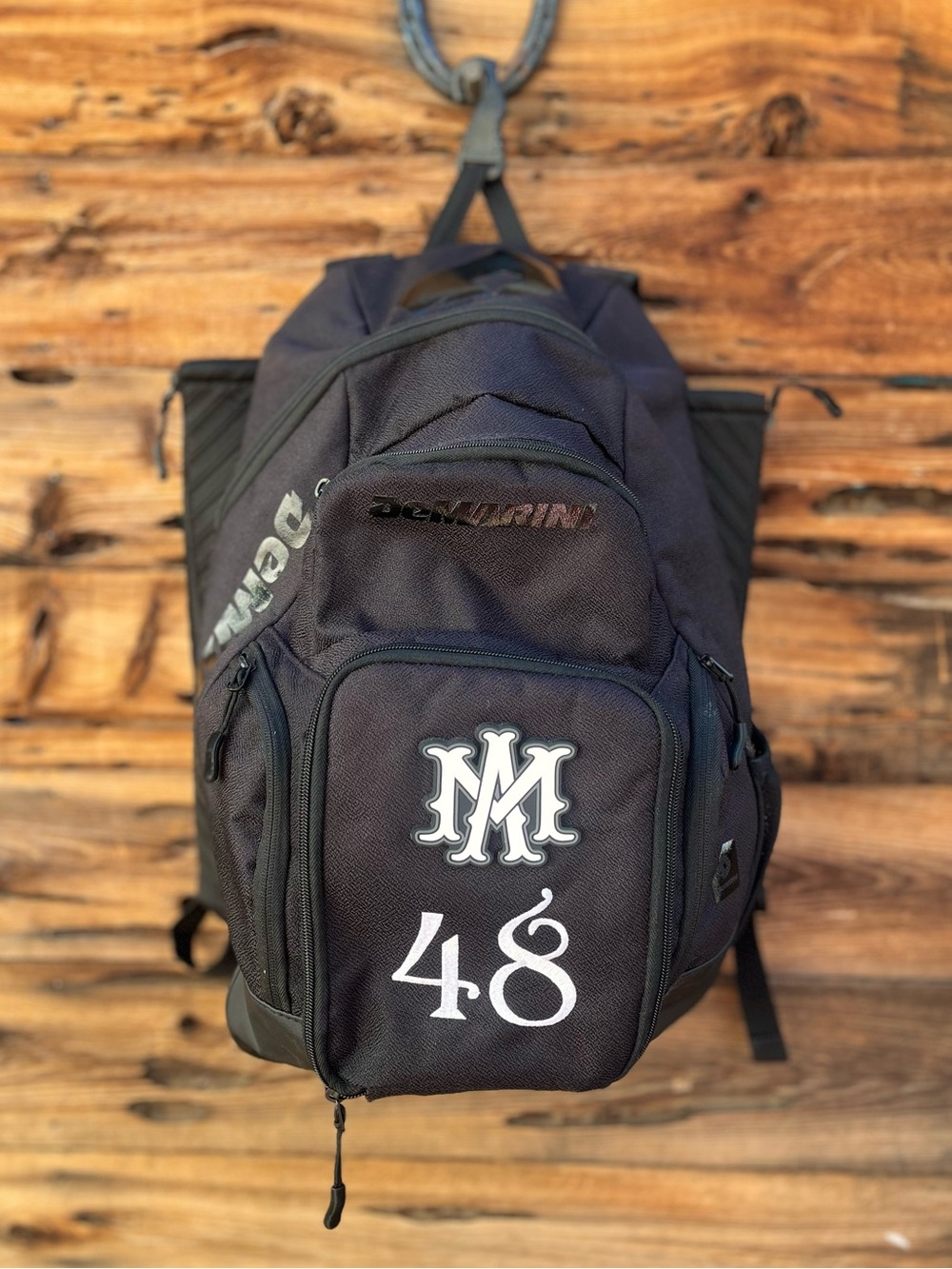 DEMARINI | Black Baseball Bag